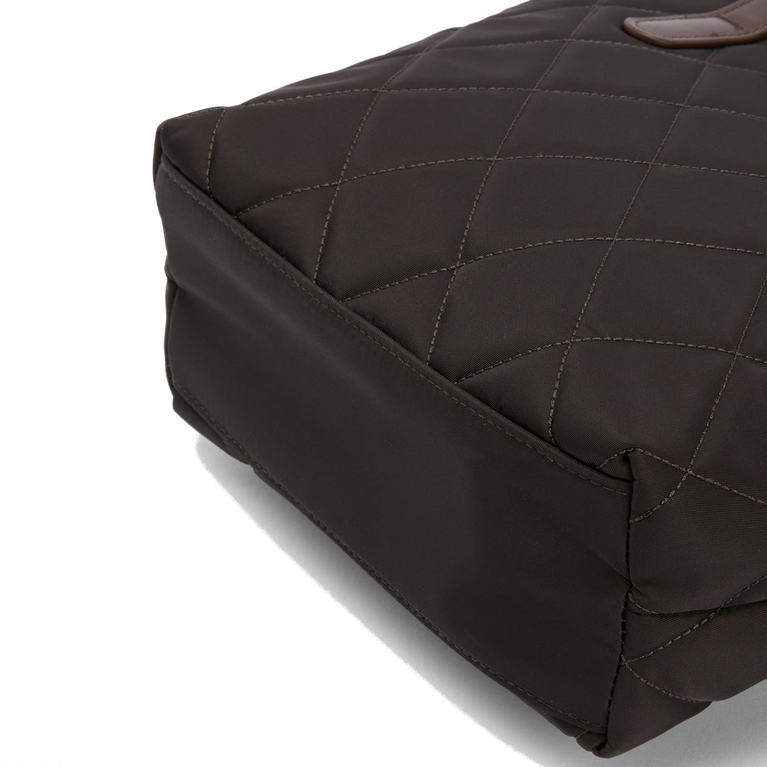 Barbour Mini Quilted Tote Bag in Olive