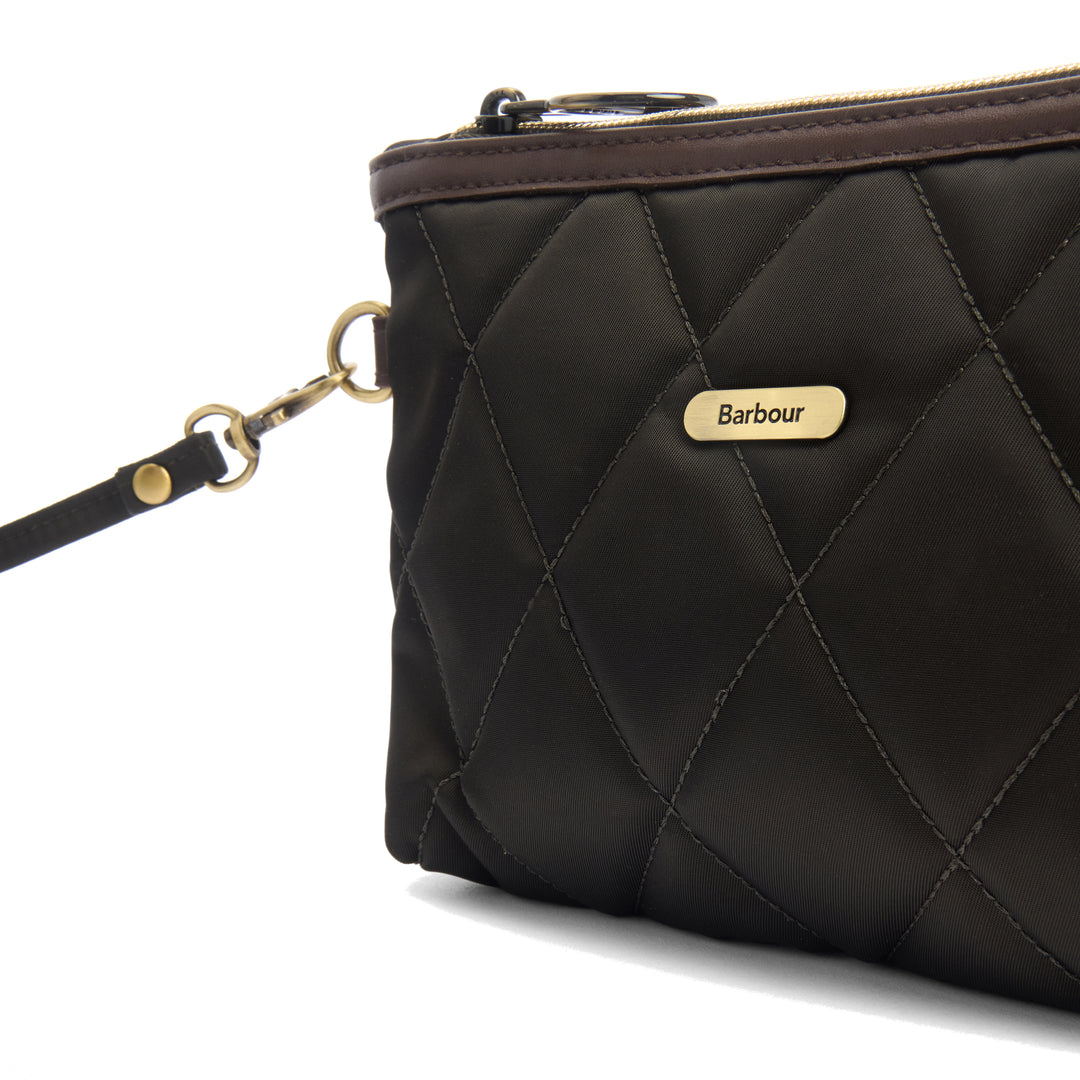 Barbour Quilted Tote Bag in Olive