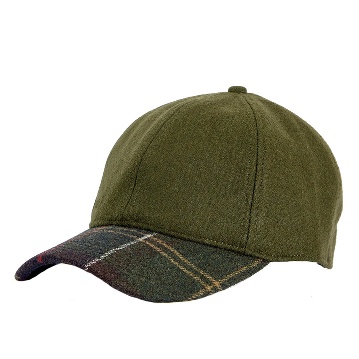 Barbour Adjustable Roker Melton Wool Baseball Cap