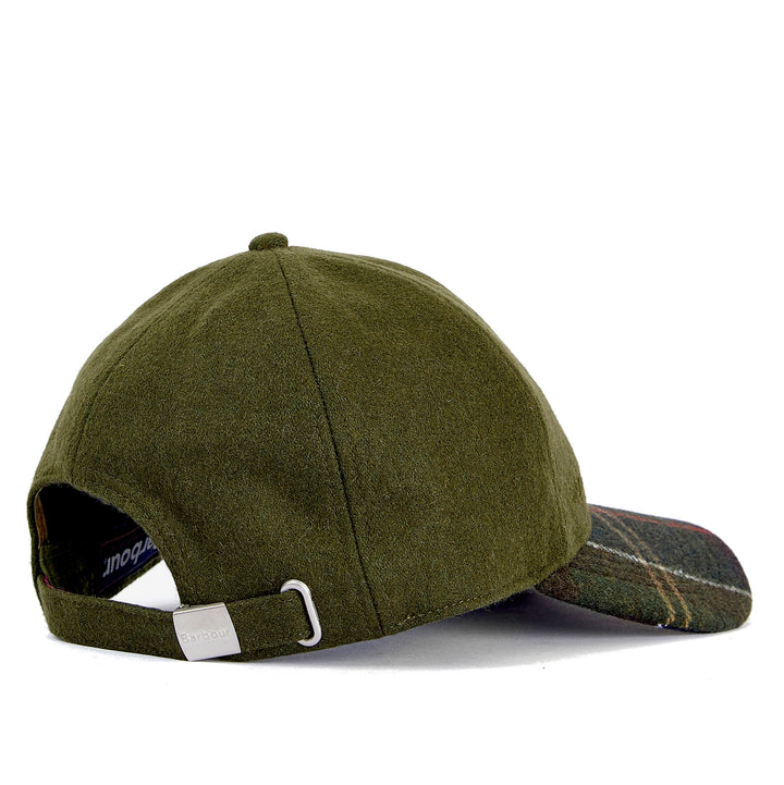 Barbour Adjustable Roker Melton Wool Baseball Cap