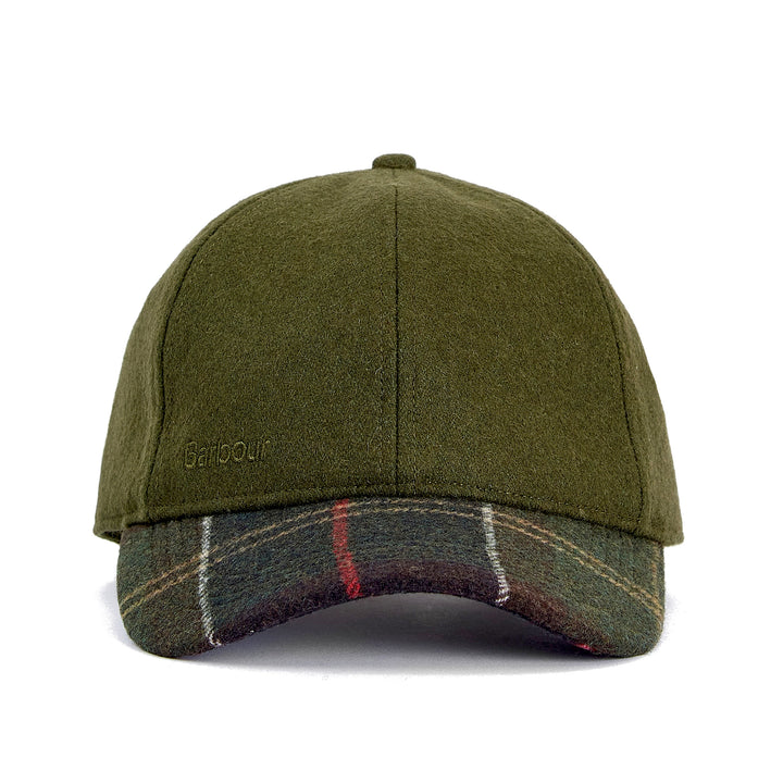 Barbour Adjustable Roker Melton Wool Baseball Cap