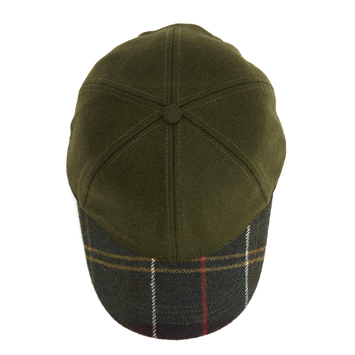 Barbour Adjustable Roker Melton Wool Baseball Cap