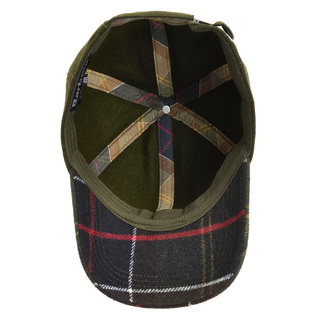Barbour Adjustable Roker Melton Wool Baseball Cap