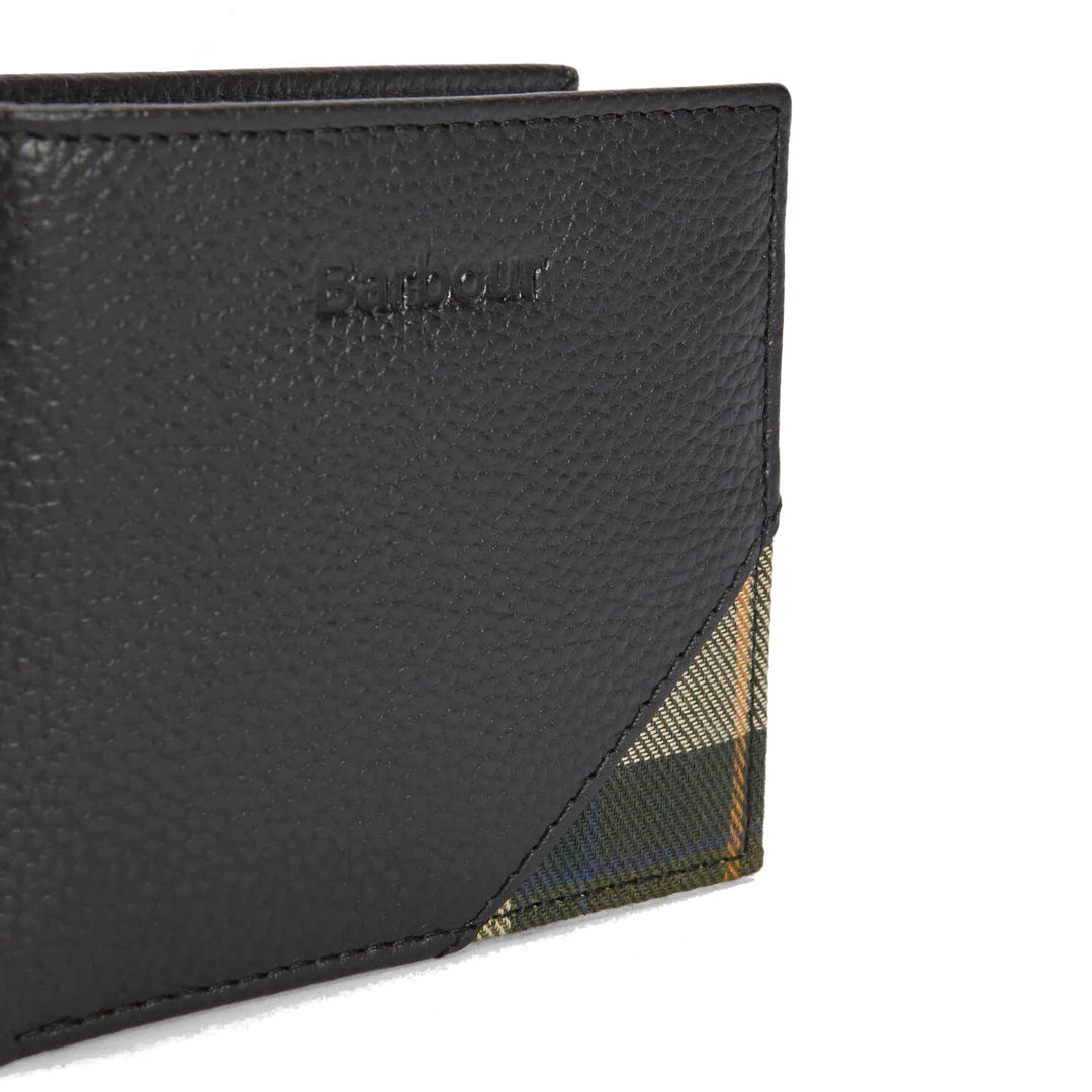 Barbour Tarbert Black Leather Wallet