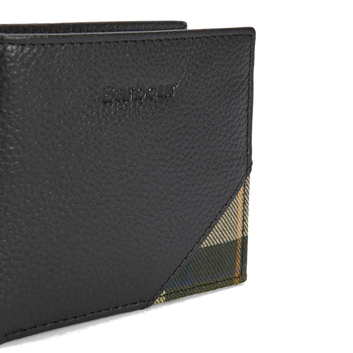 Barbour Tarbert Black Leather Wallet