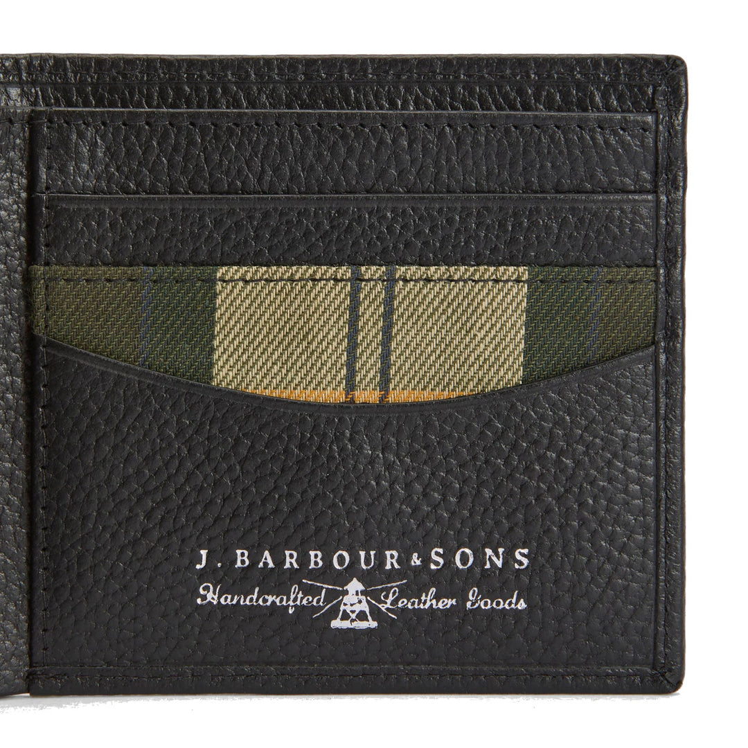 Barbour Tarbert Black Leather Wallet