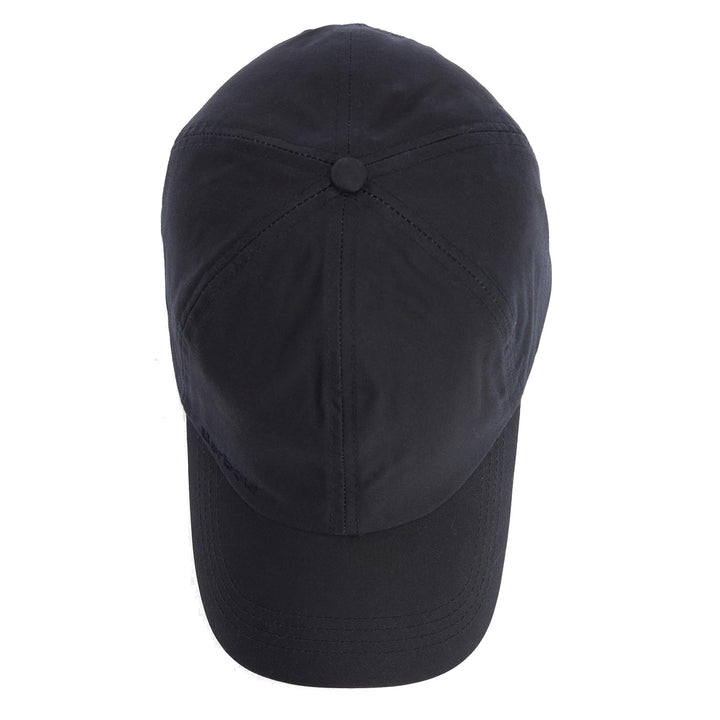 Barbour Adjustable Waxed Cotton Baseball Cap in Navy
