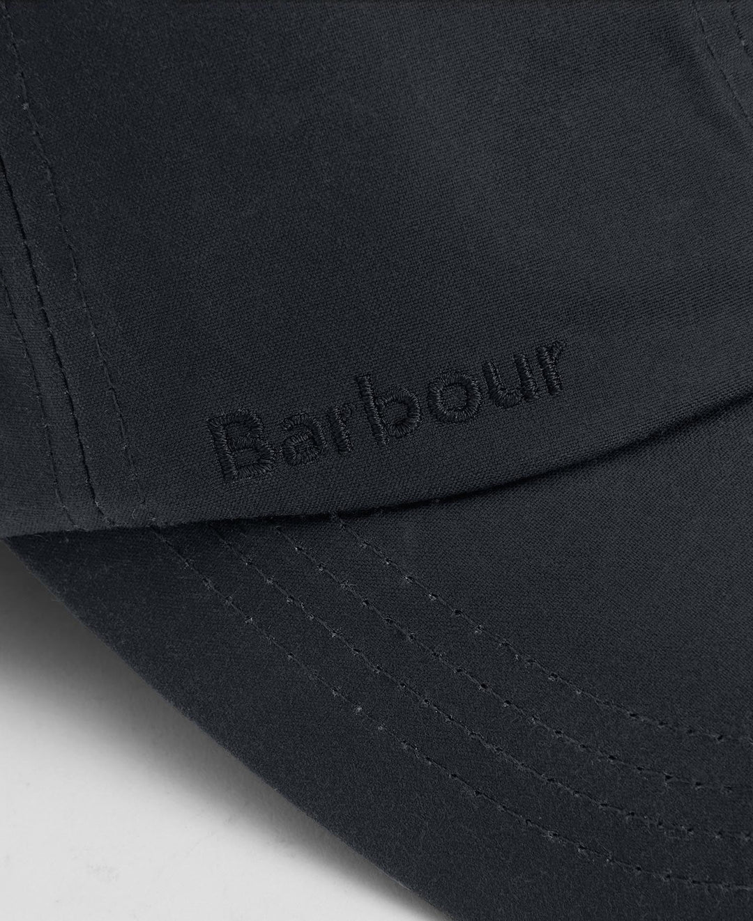 Barbour Adjustable Waxed Cotton Baseball Cap in Navy