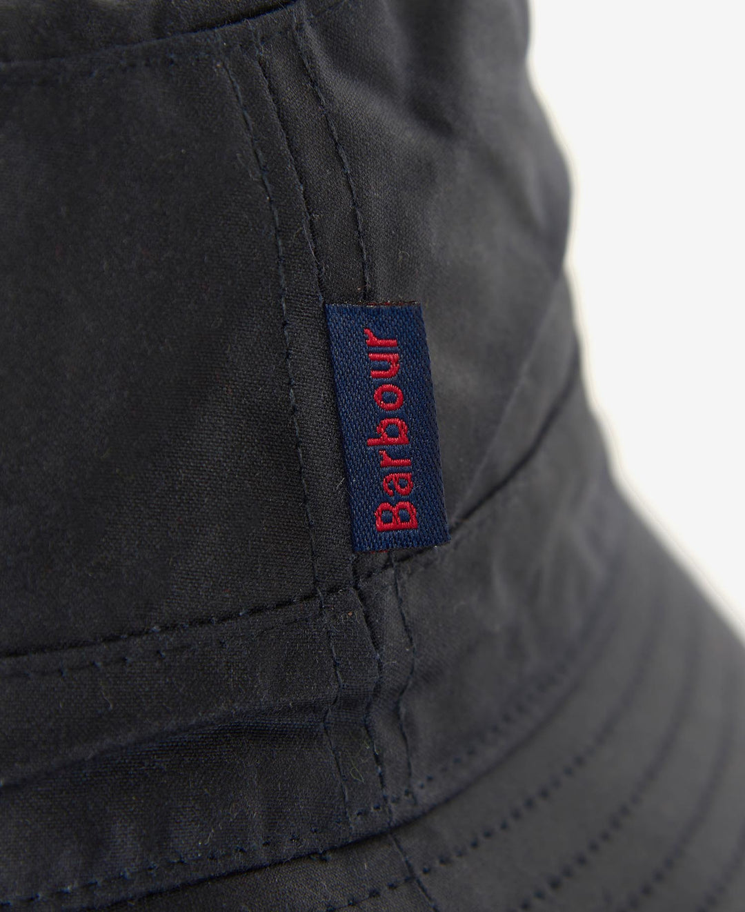Barbour Waxed Cotton Bucket Hat Navy Blue