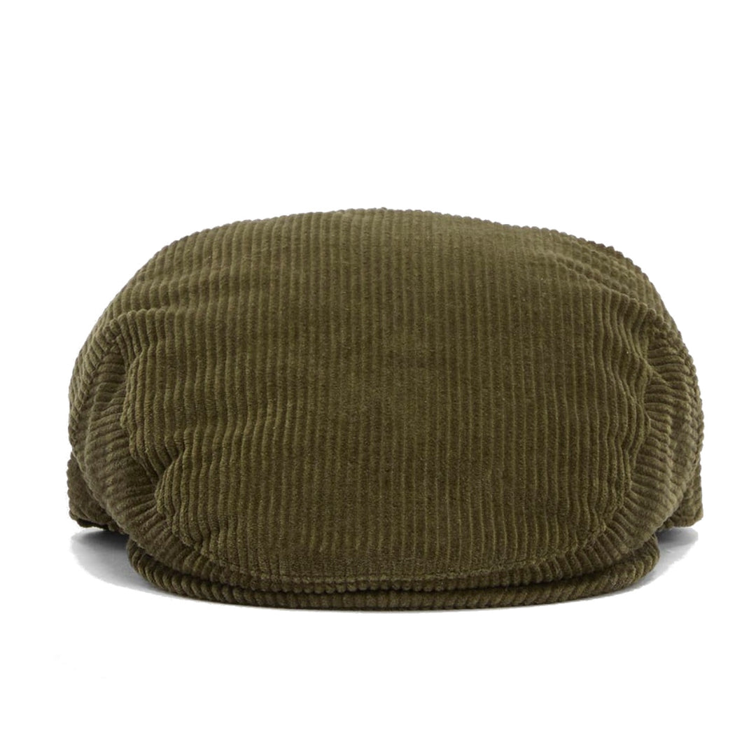 Barbour Westdale Cord Flat Cap in Olive