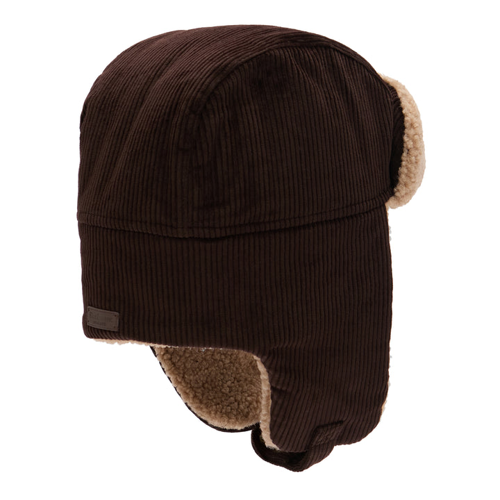 Barbour Westdale Corduroy Trapper Hat Brown