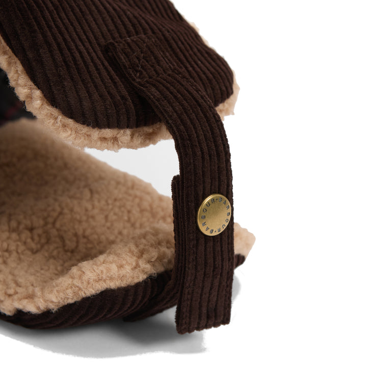 Barbour Westdale Corduroy Trapper Hat Brown