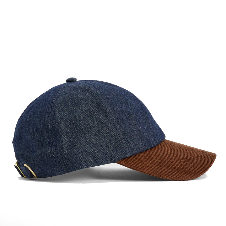 Barbour Women's Mya Baseball Cap in Denim