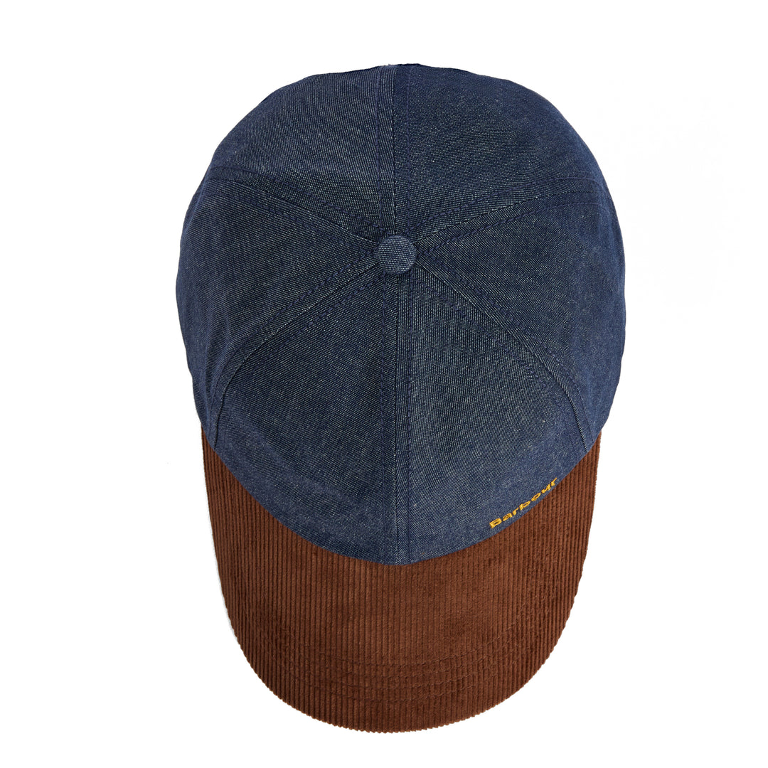 Barbour Women's Mya Baseball Cap in Denim