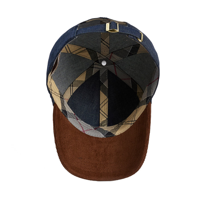 Barbour Women's Mya Baseball Cap in Denim