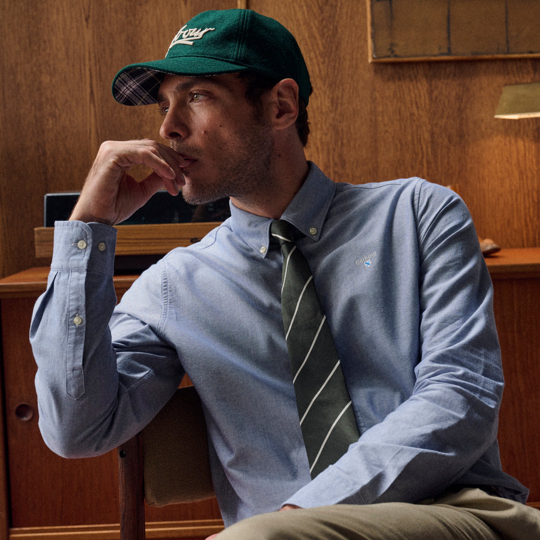 Barbour Bowery Baseball Cap Forest Green