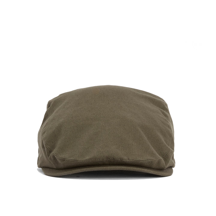 Barbour Finnean Cotton Twill Flat Cap in Olive