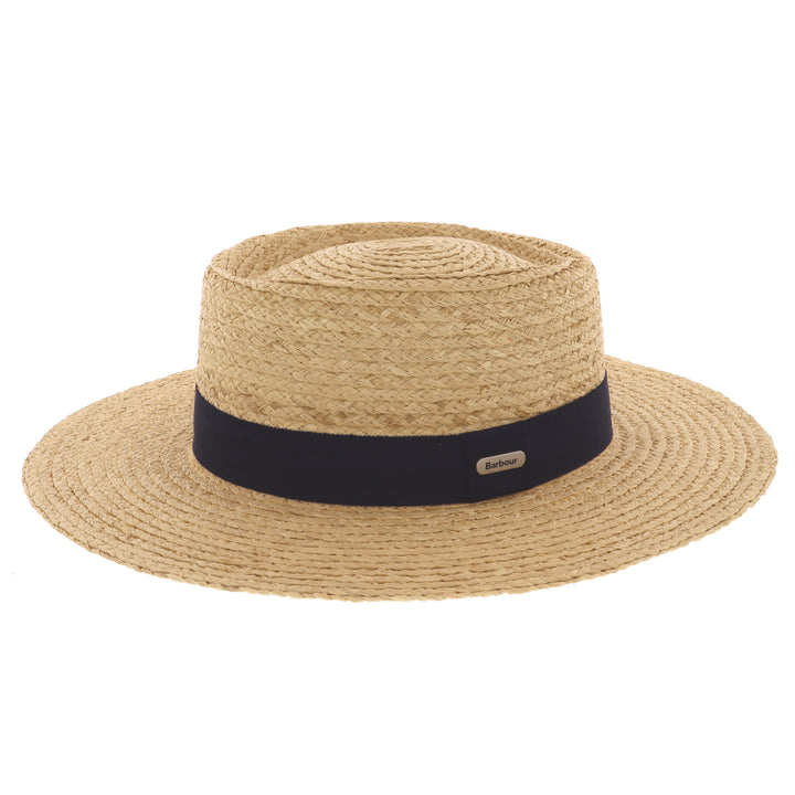 Barbour Women's Lily Summer Straw Boater Hat