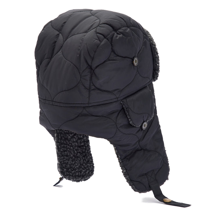 Barbour Sandbay Quilted Trapper Hat Black