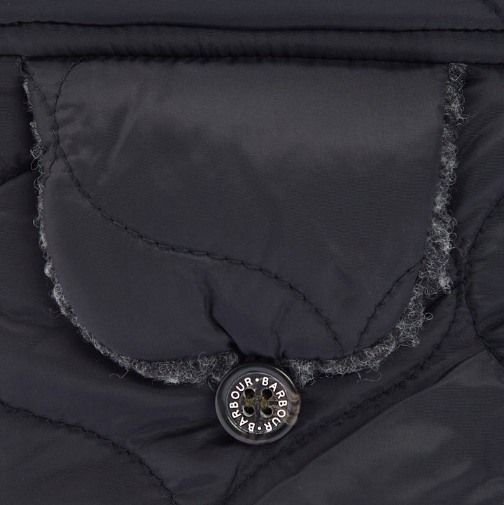 Barbour Sandbay Quilted Trapper Hat Black
