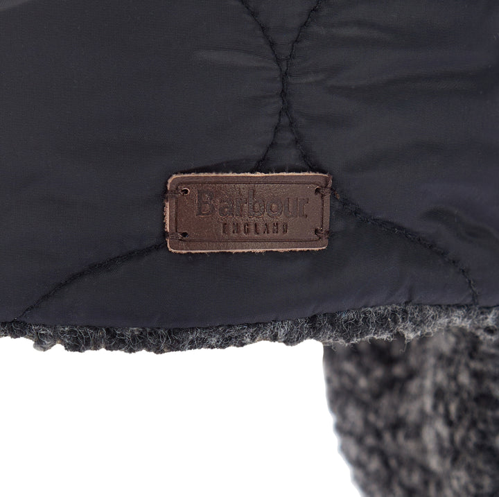 Barbour Sandbay Quilted Trapper Hat Black