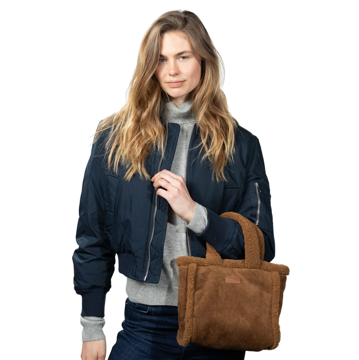 Barts Aedey Tote Handbag - Dark Brown