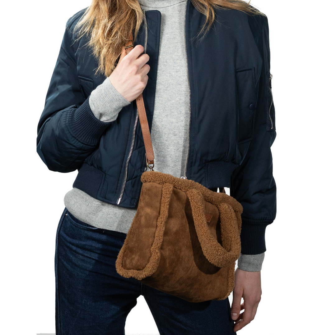 Barts Aedey Tote Handbag - Dark Brown
