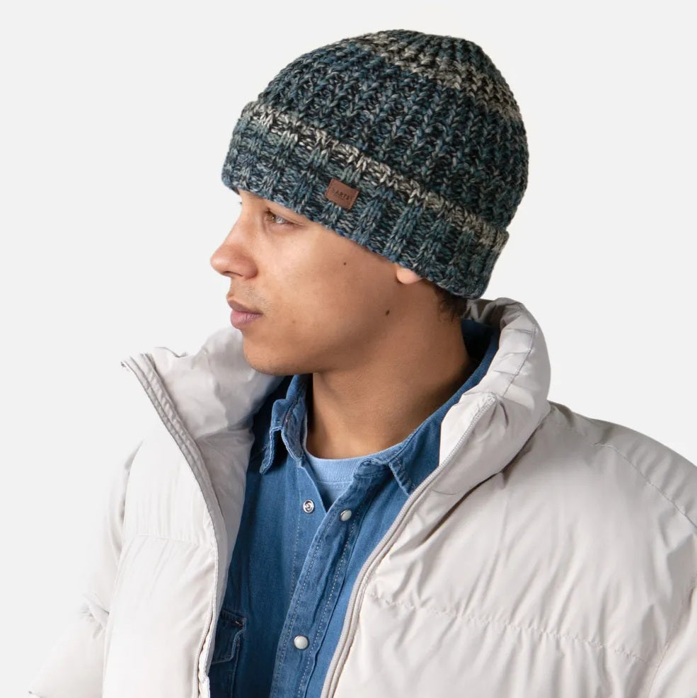 Barts Akotan Chunky Knit Beanie - Navy