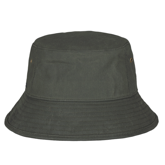 Barts Barabal Waxed Bucket Hat in Army Green