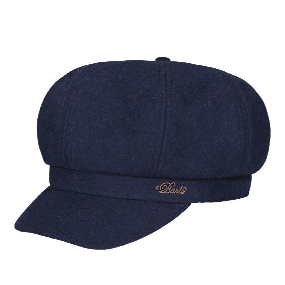 Barts Women's Catriona Bakerboy Cap in Dark Blue