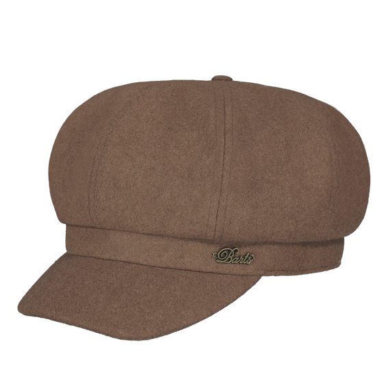 Barts Women's Catriona Bakerboy Cap in Light Brown