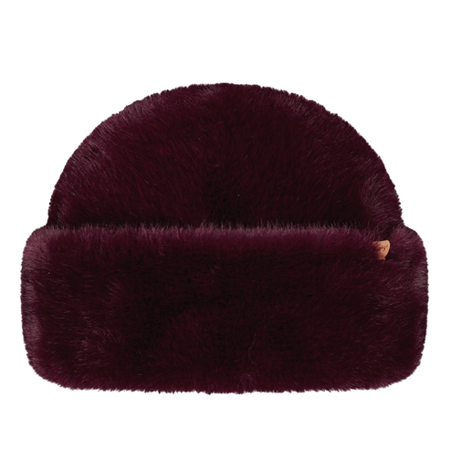 Barts Cherrybush Faux Fur Cossack Hat - Aubergine