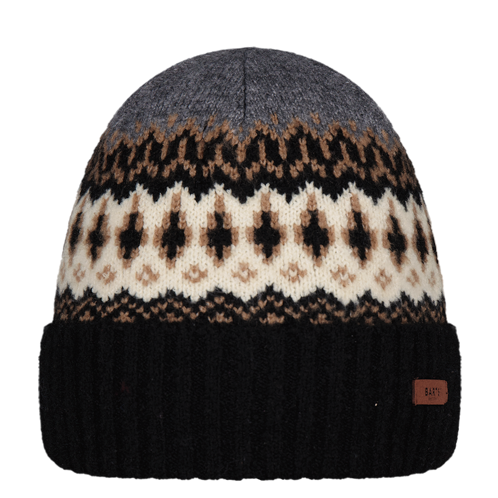 Barts Gregorys Nordic Beanie Hat - Black