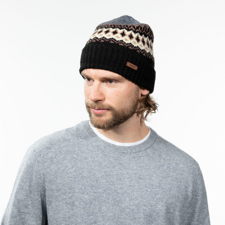 Barts Gregorys Nordic Beanie Hat - Black