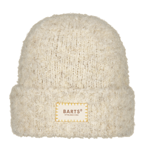 Barts Harray Turn Up Beanie Hat - Beige