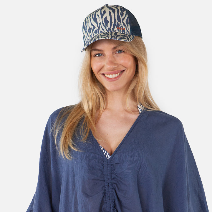 Barts Women's Husher Baseball Cap in Denim