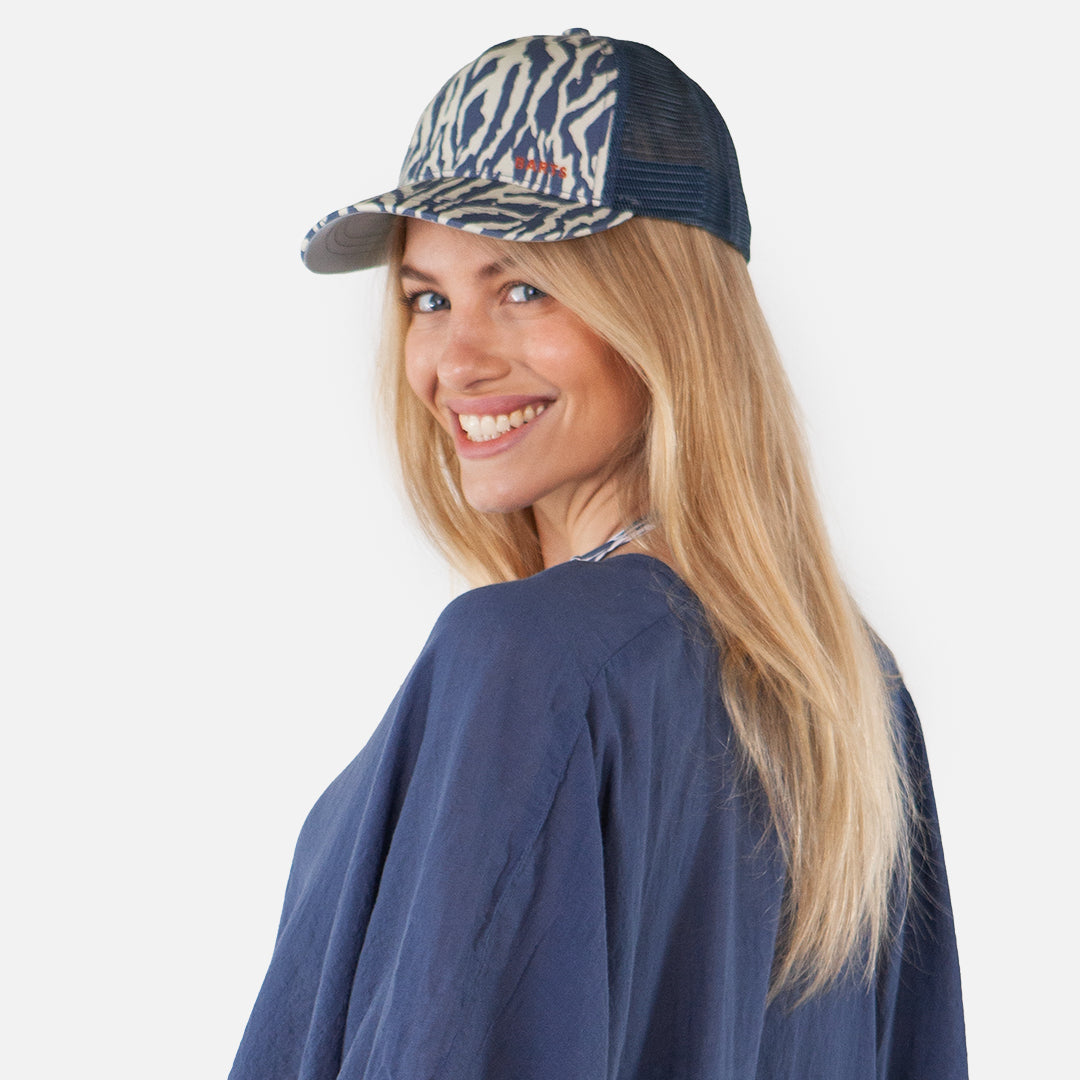 Barts Women's Husher Baseball Cap in Denim