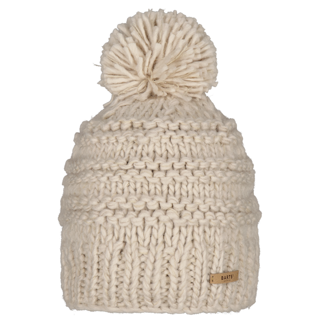 Barts Jasmin Pom Bobble Hat - Beige