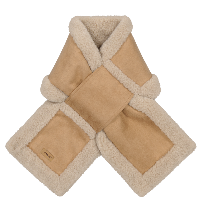 Barts Kegalle Soft Faux Shearling Scarf - Light Brown