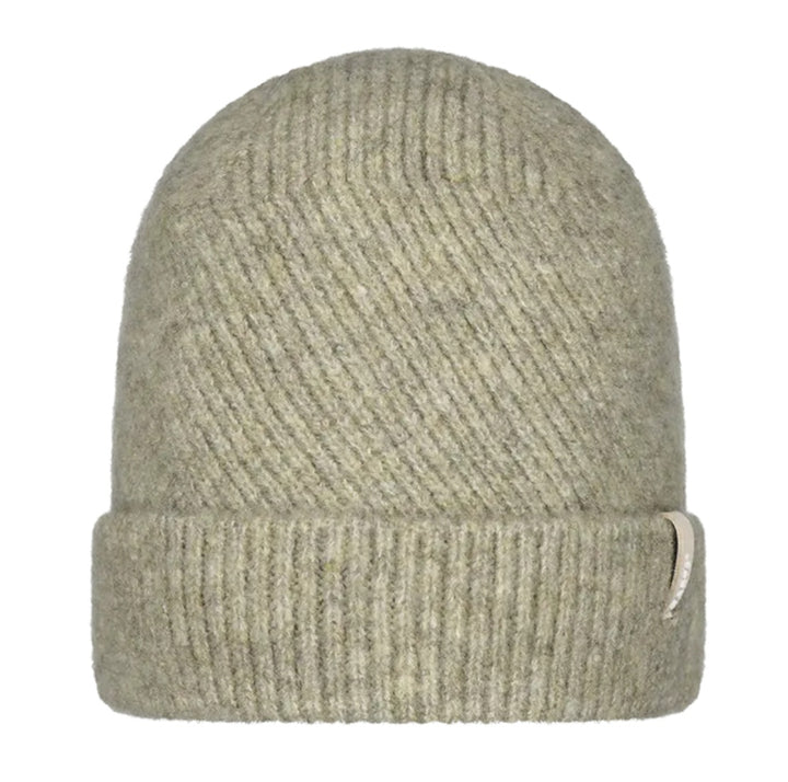 Barts Kirinda Diagonal Knit Beanie Hat - Pale Army