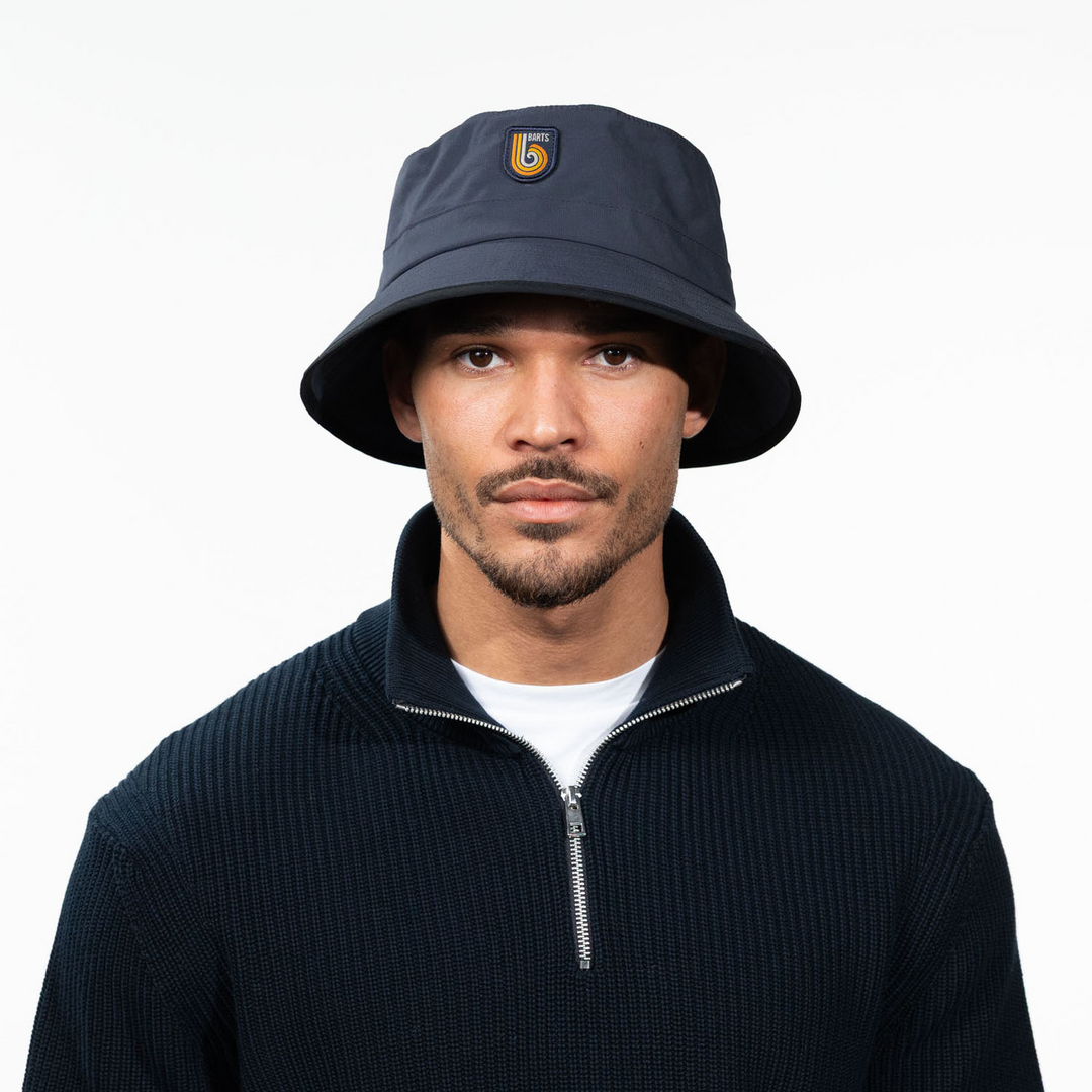 Barts Madzen Bucket Hat in Navy