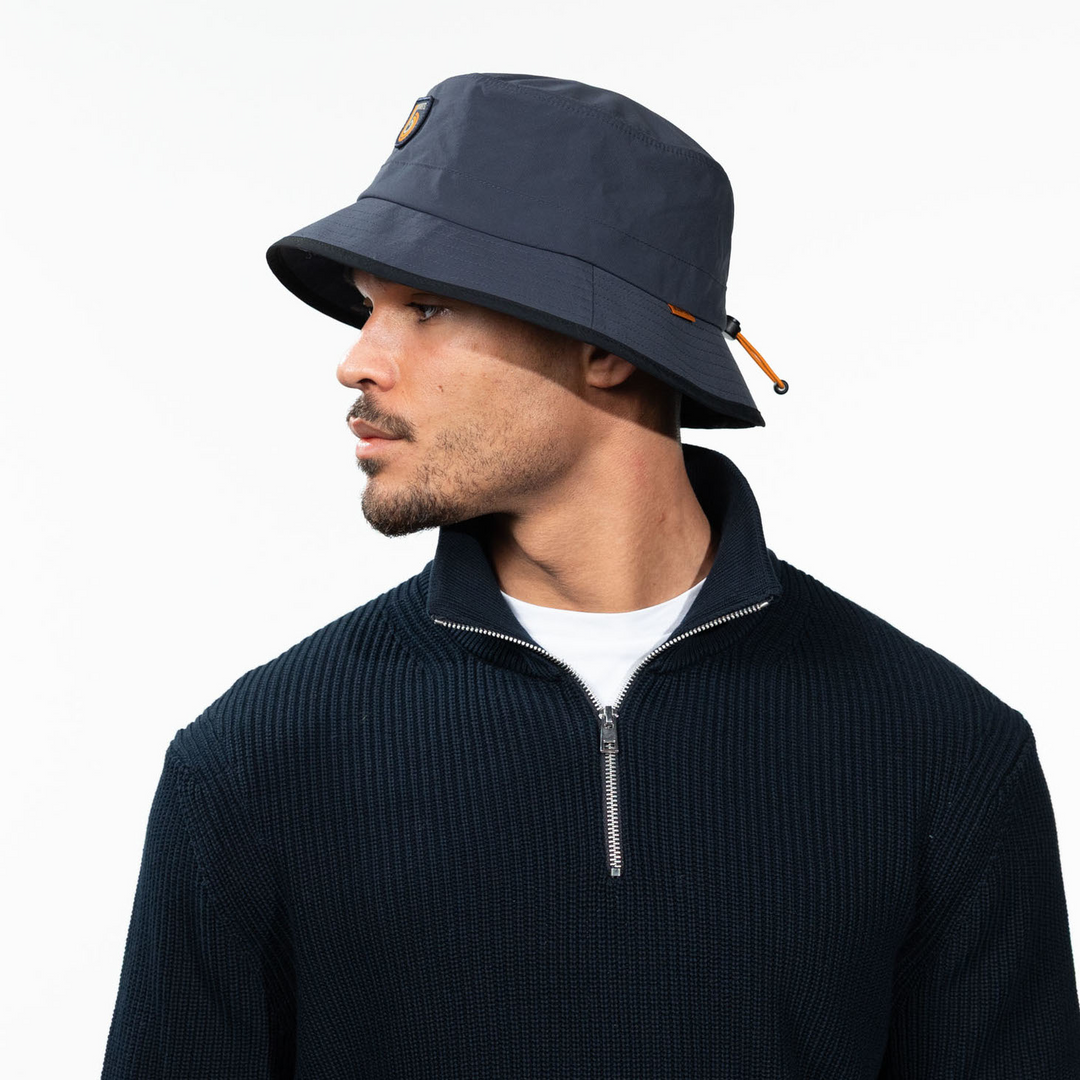 Barts Madzen Bucket Hat in Navy