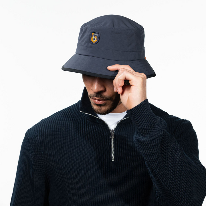 Barts Madzen Bucket Hat in Navy