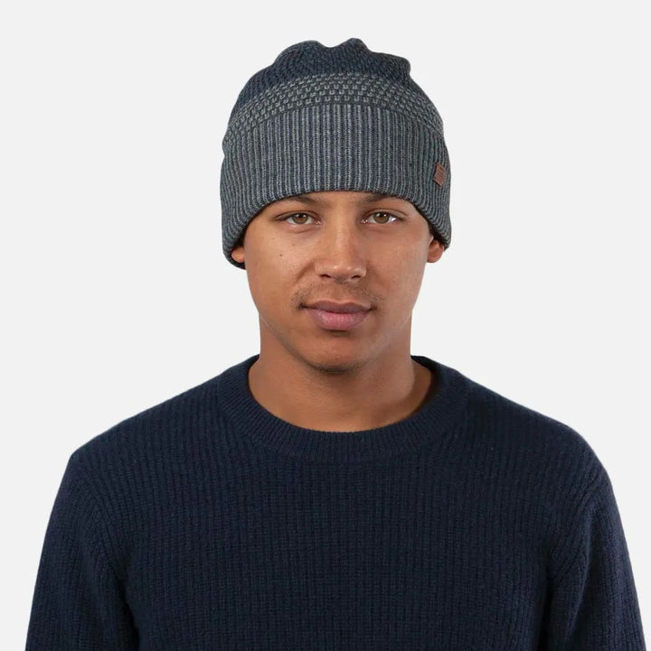 Barts Miguen Turn Up Beanie - Dark Heather