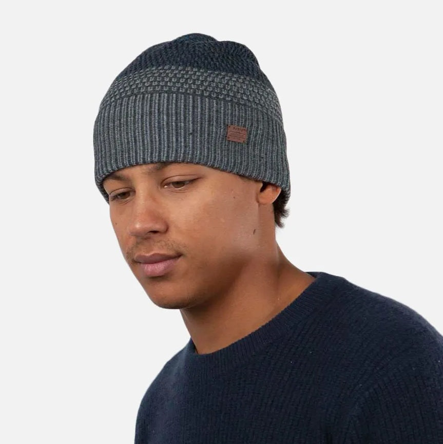 Barts Miguen Turn Up Beanie - Dark Heather