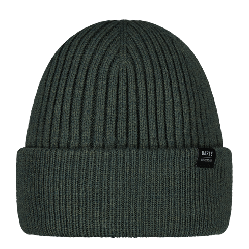 Barts Nieck Ribbed Beanie Hat - Army