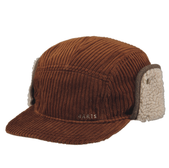 Barts Rayner Cord Earflap Cap - Rust