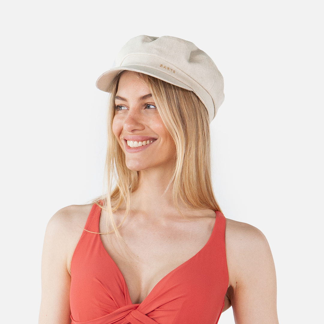 Barts Women's Seraphe Cotton Mariner Cap in Beige