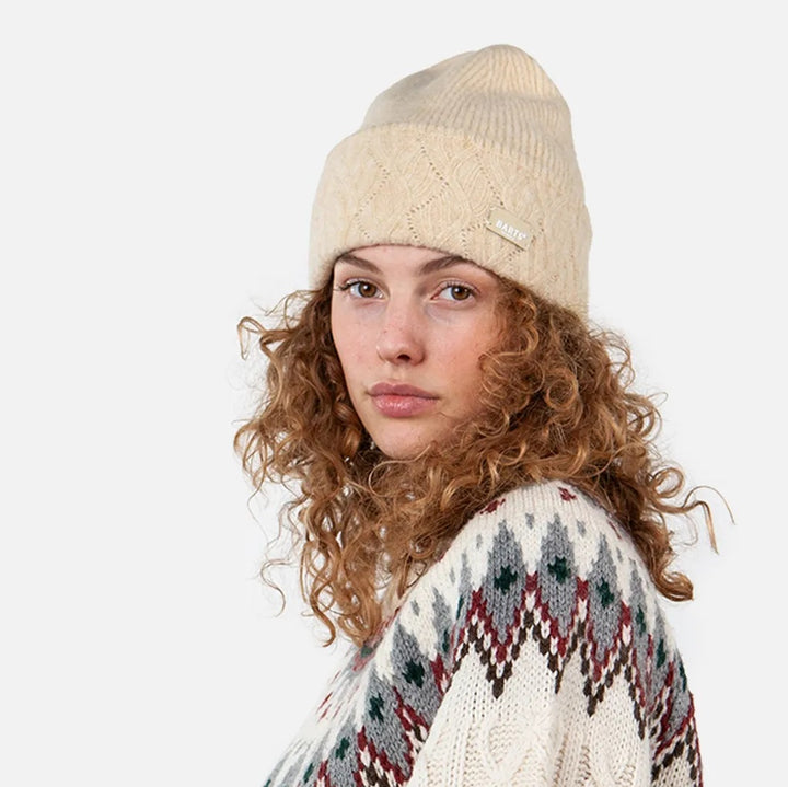 Barts Sunnybird Wool Beanie Hat - Beige