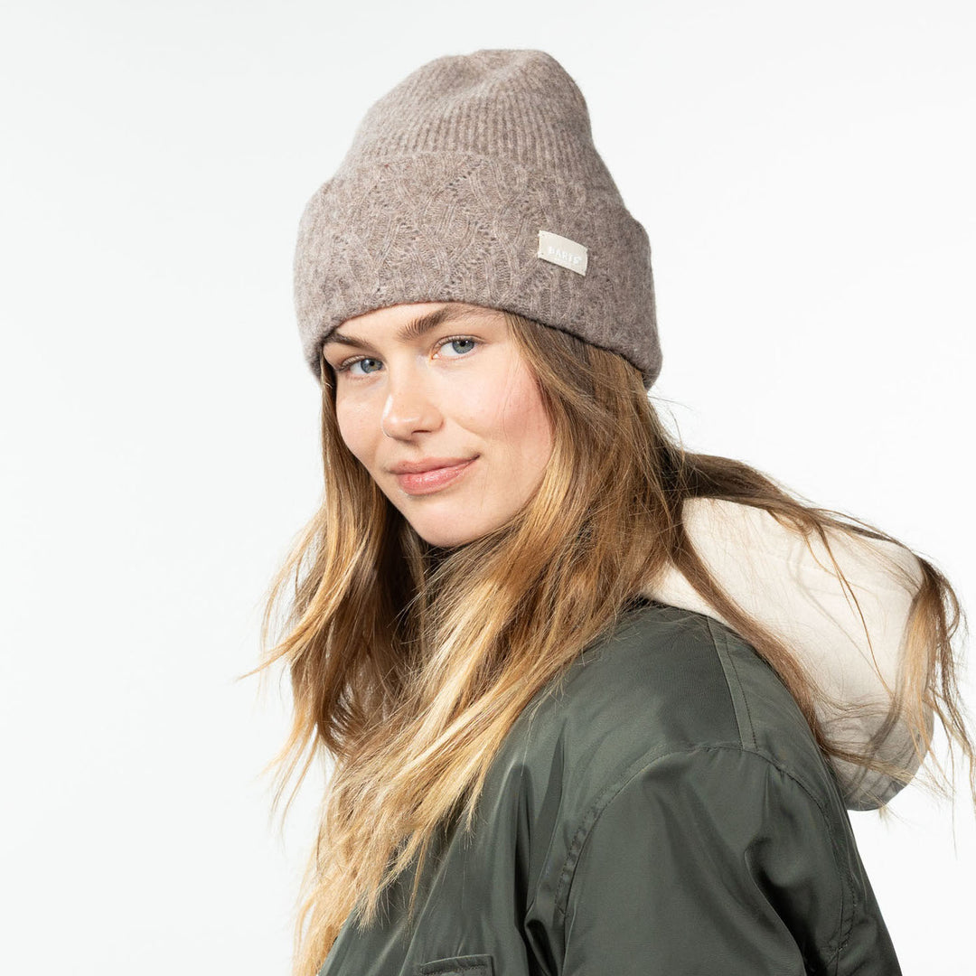 Barts Sunnybird Wool Beanie Hat - Light Brown